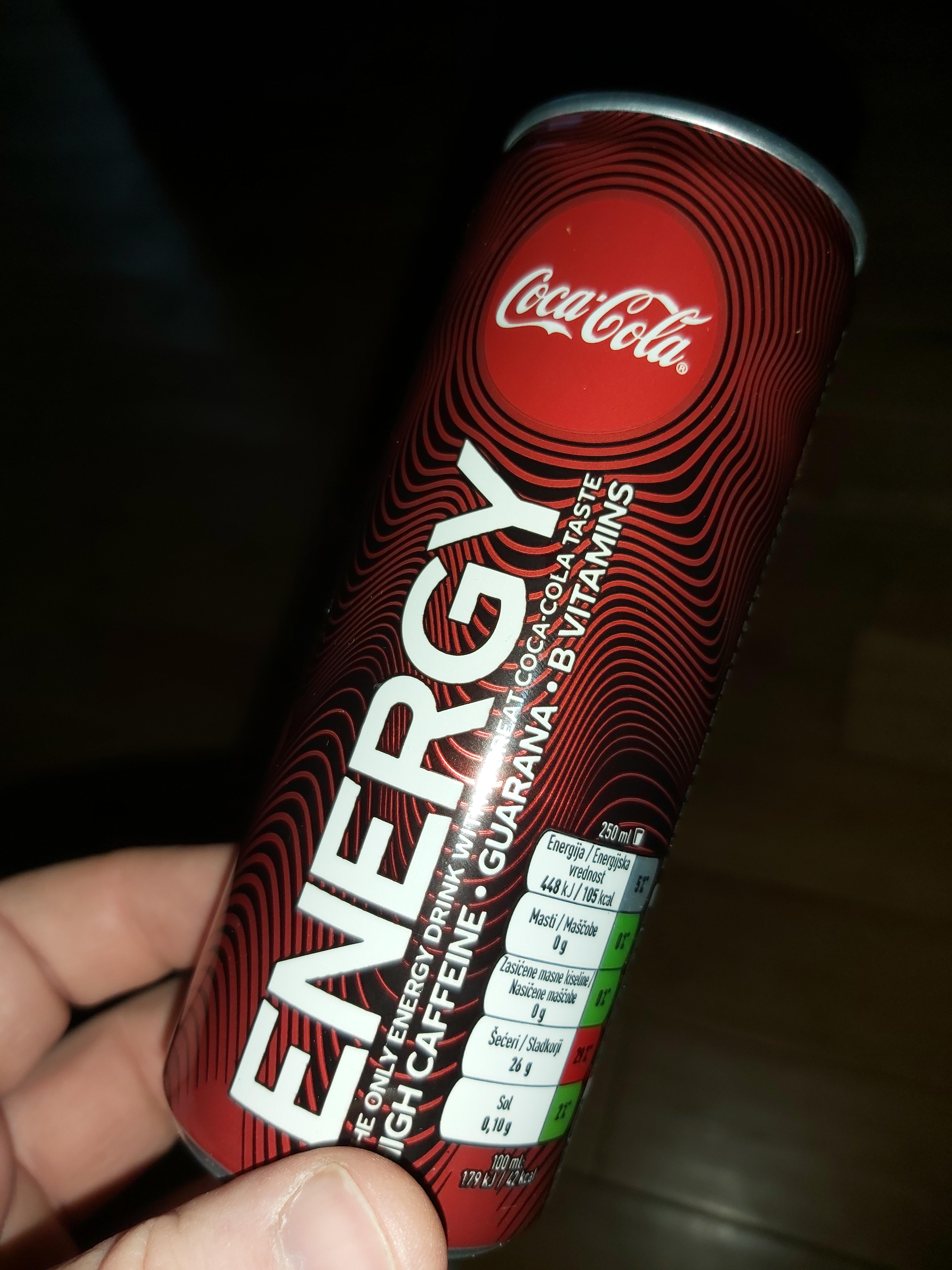 Anyone tried CocaCola energy drink? Somehow the sugarfull version