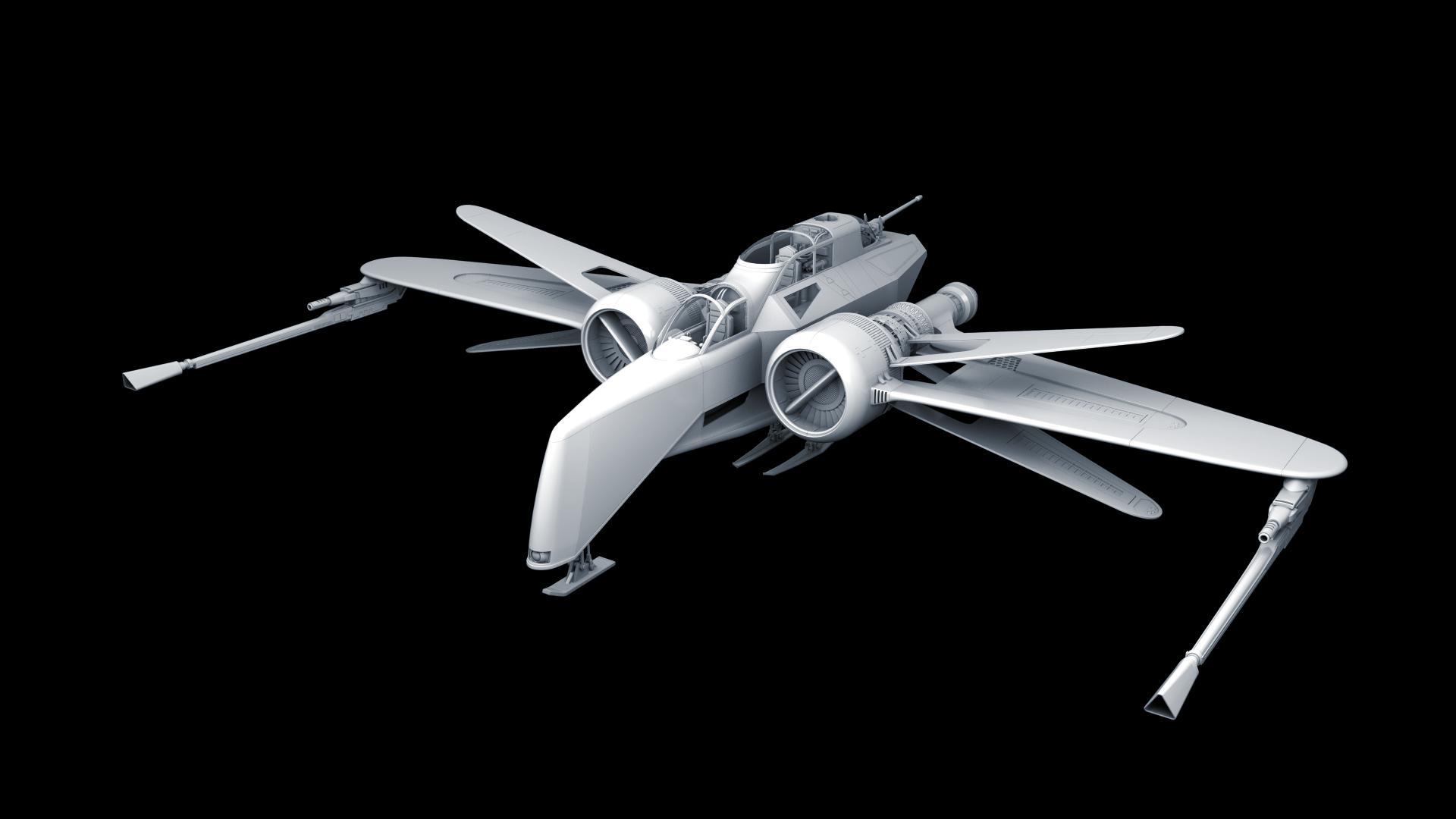 ARC 170 Starfighter Made In Maya Rendered With Arnold Scrolller arc-170-starfighter-made-in-maya-rendered-with-arnold-scrolller