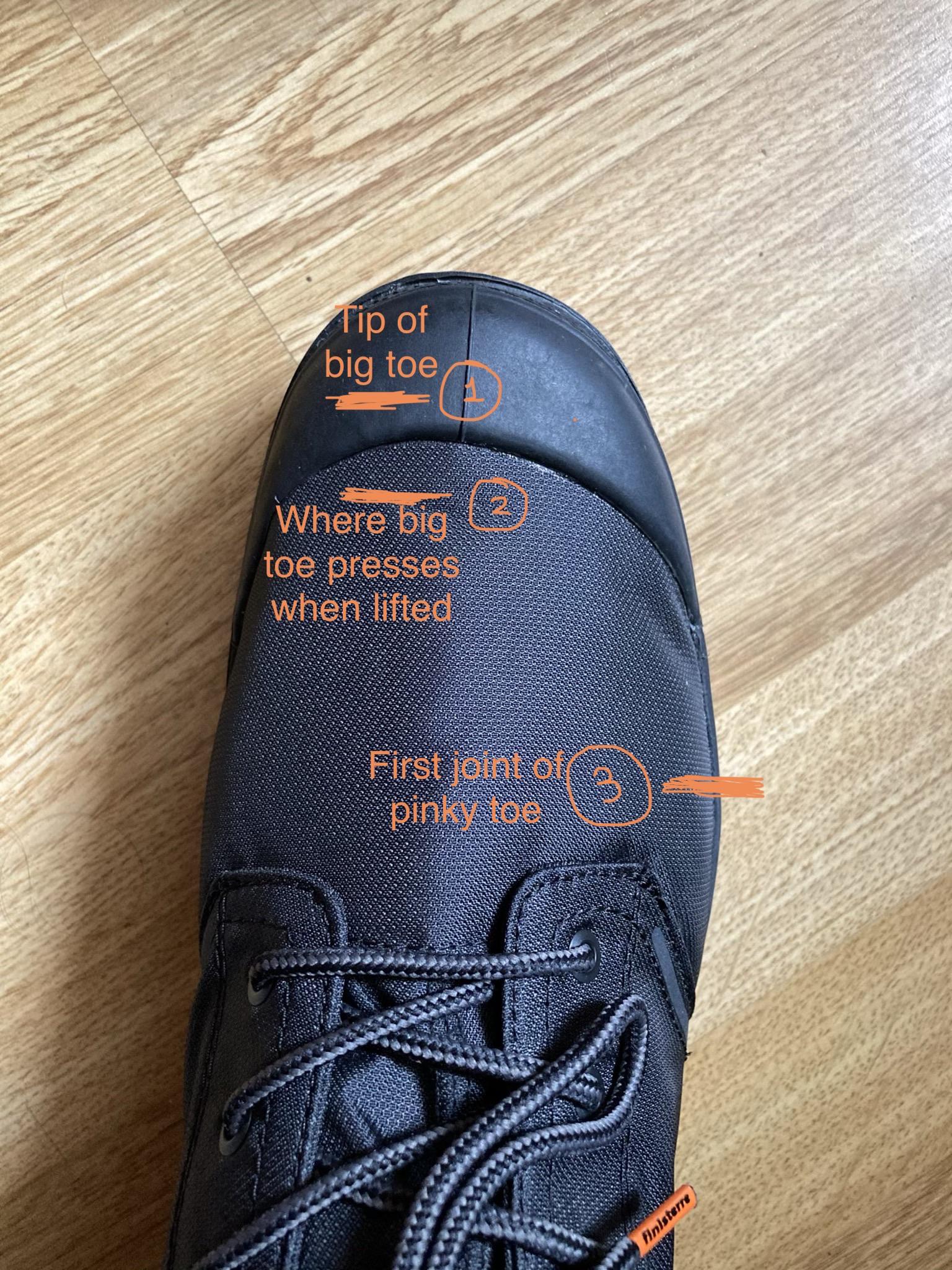 Are my new boots too big for me? Scrolller