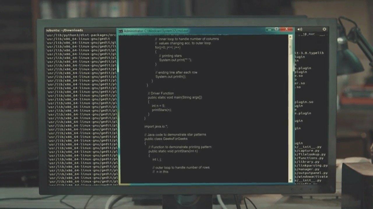  asuronvoot indian series hacks a server using code to print a pattern