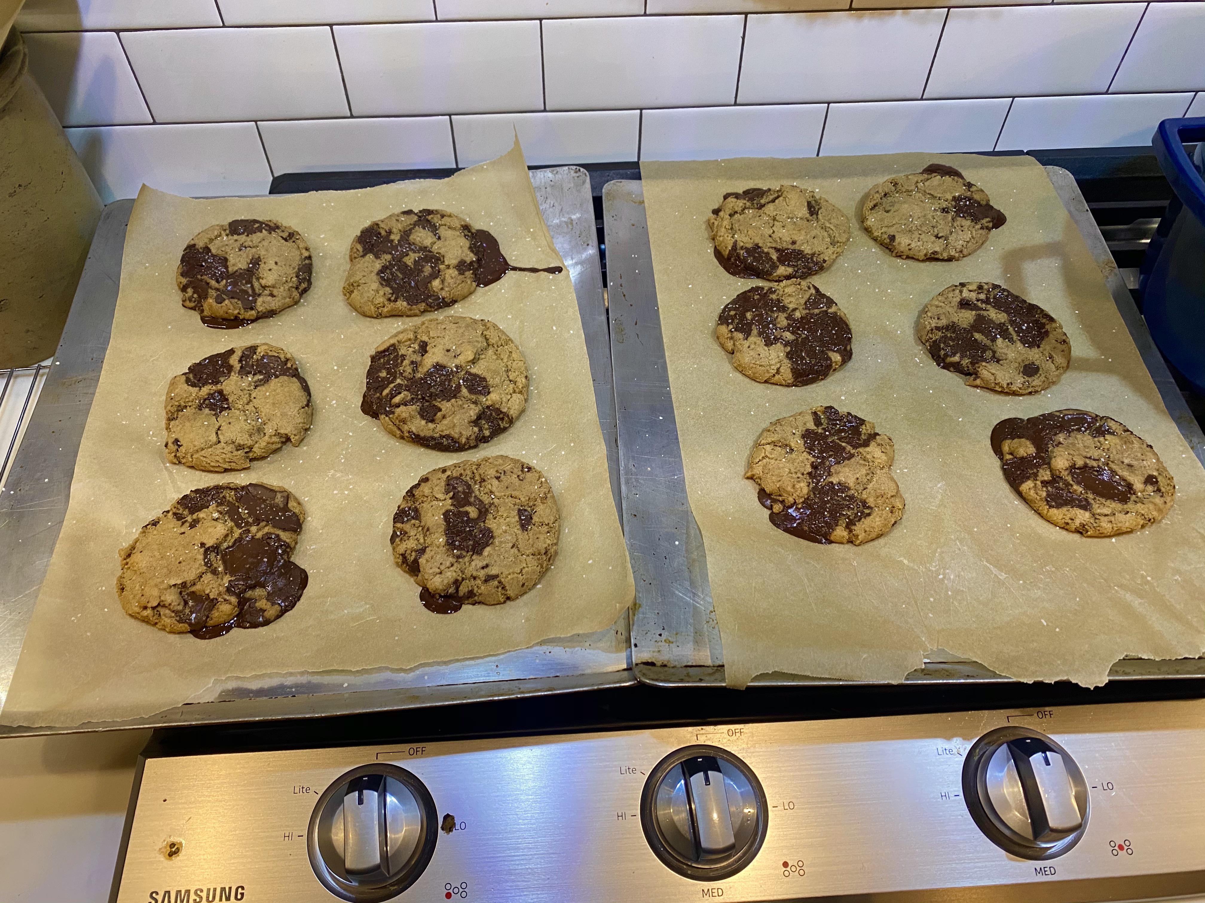 Baked these for the office. They went VERY fast. The pandrop technique