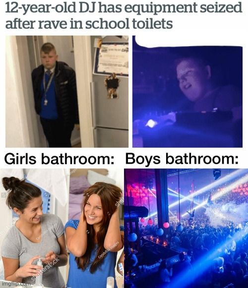 Bathroom Rave !!! | Scrolller