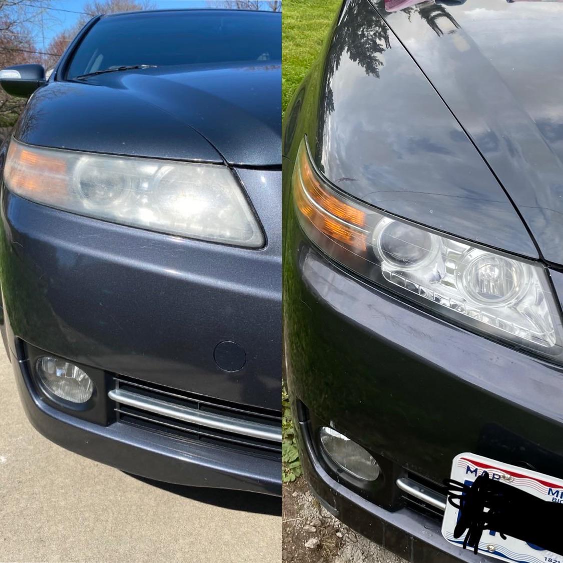 Before and after buffing and sanding! Scrolller