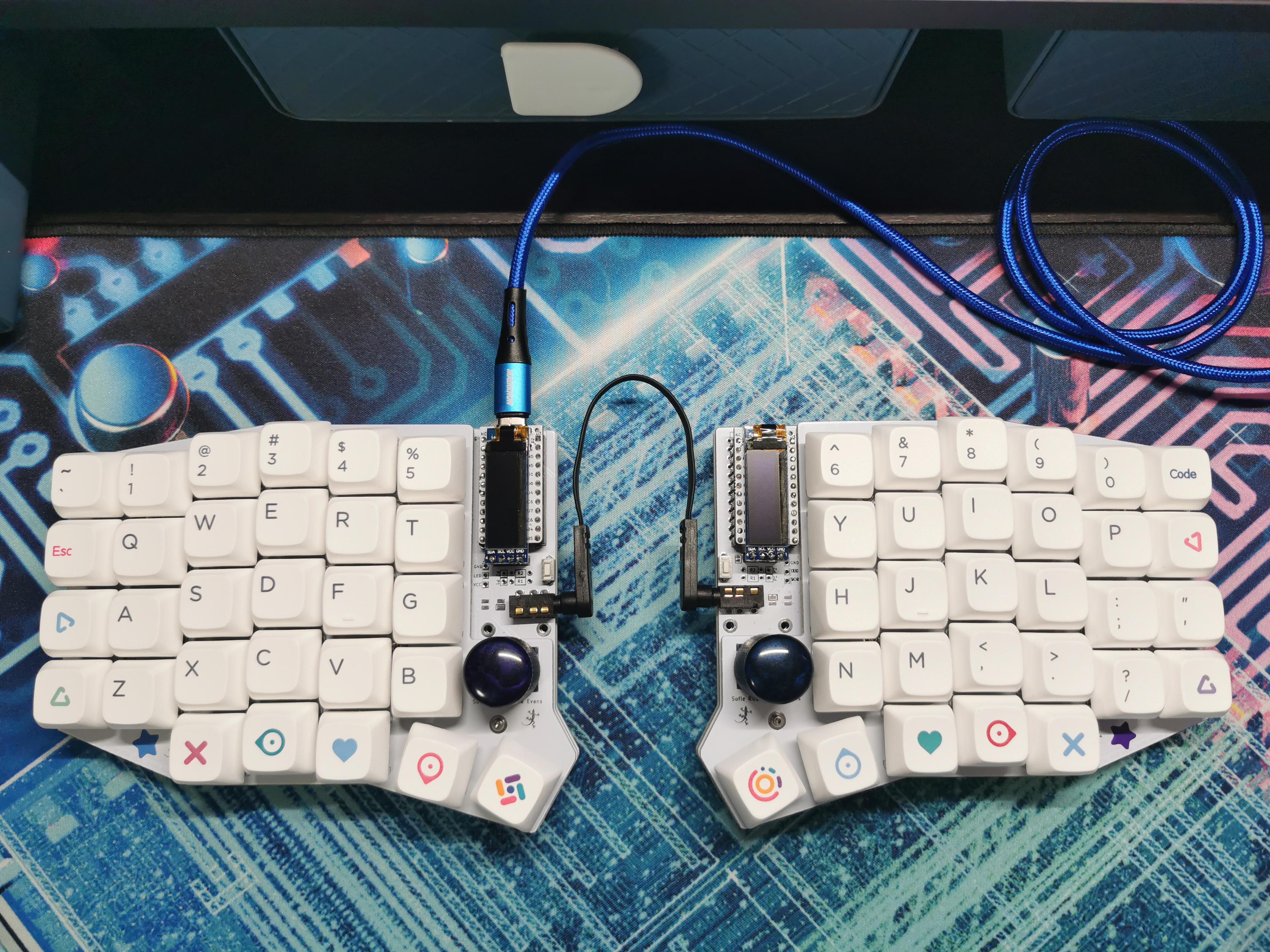 Best stabs are no stabs Sofle RGB Scrolller