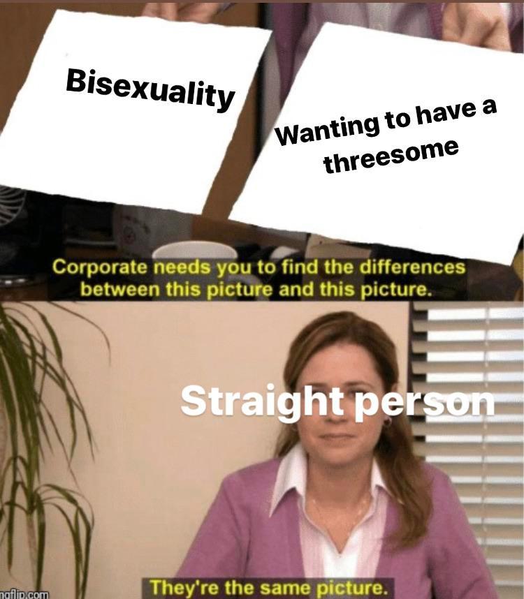Bi meme I made (a lot funnier in my head) | Scrolller