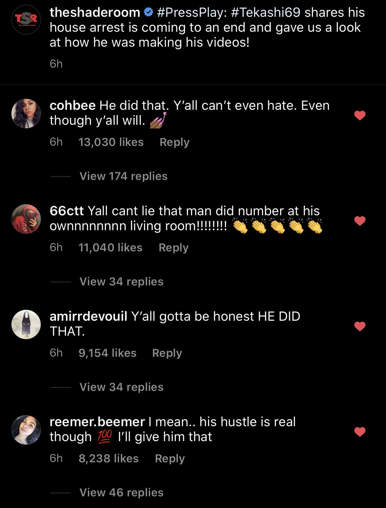 Big respect coming from TheShadeRoom comments 💯 | Scrolller