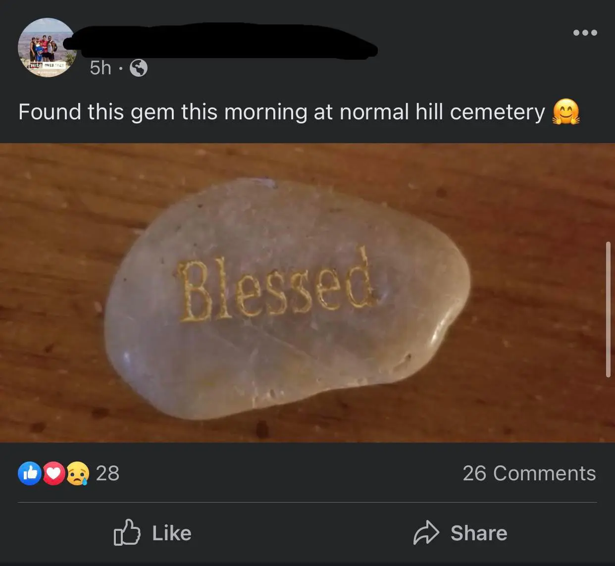 Blursed painted rock finding | Scrolller