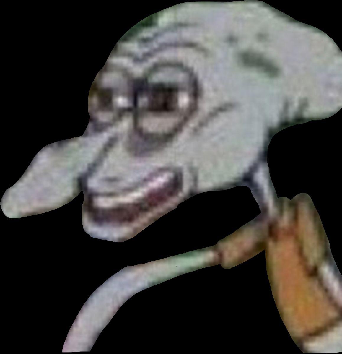 Blursed squidward | Scrolller