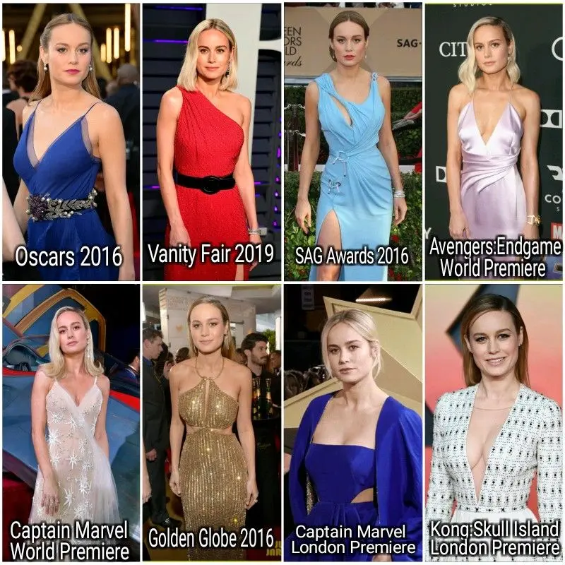 Brie Larson's hot &amp; seductive dress-ups in her every Award Ceremonies &amp; her Films Premier appearances.