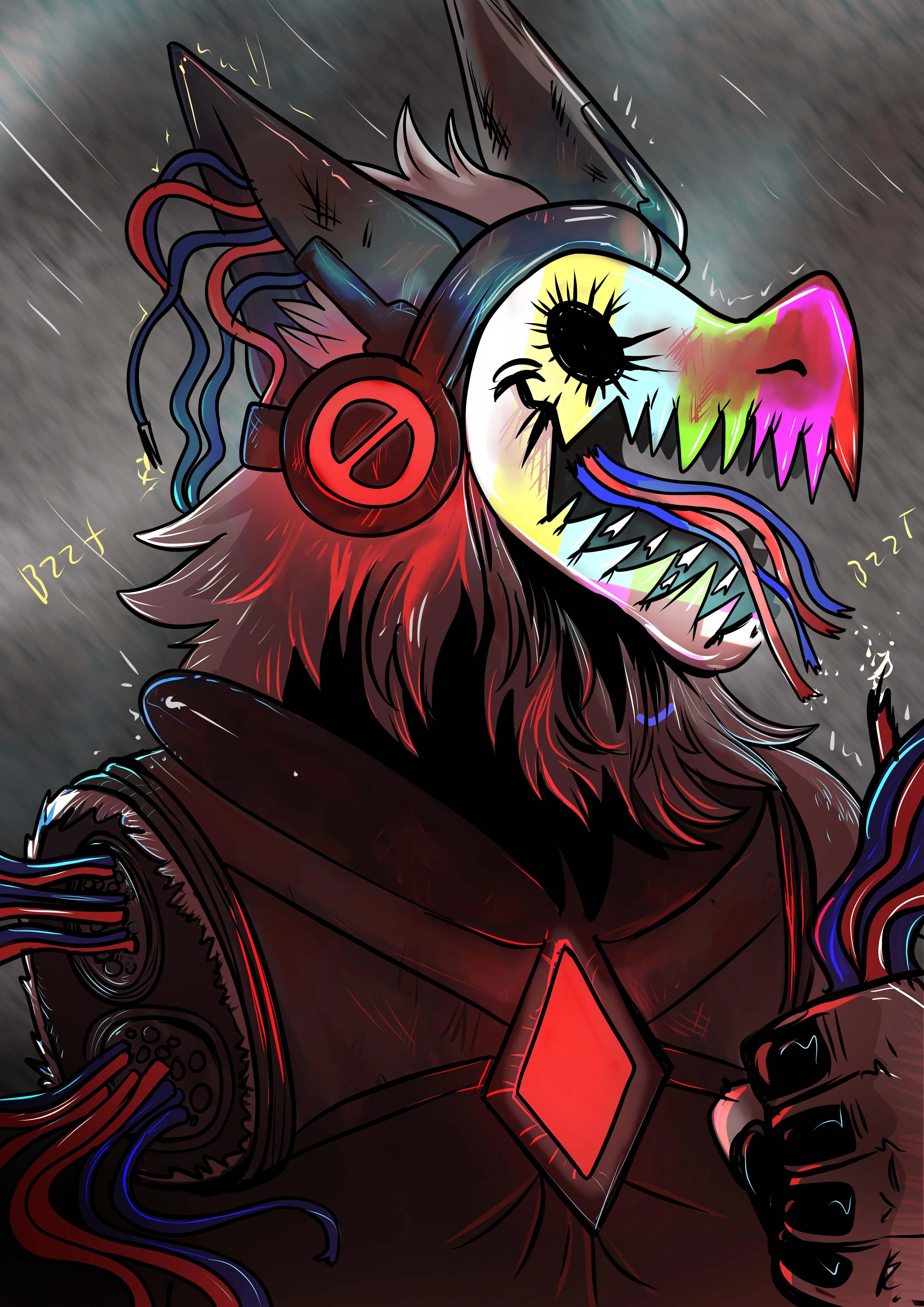 Broken Protogen [@TrashCamell] [idea by TH3_Ty | Scrolller