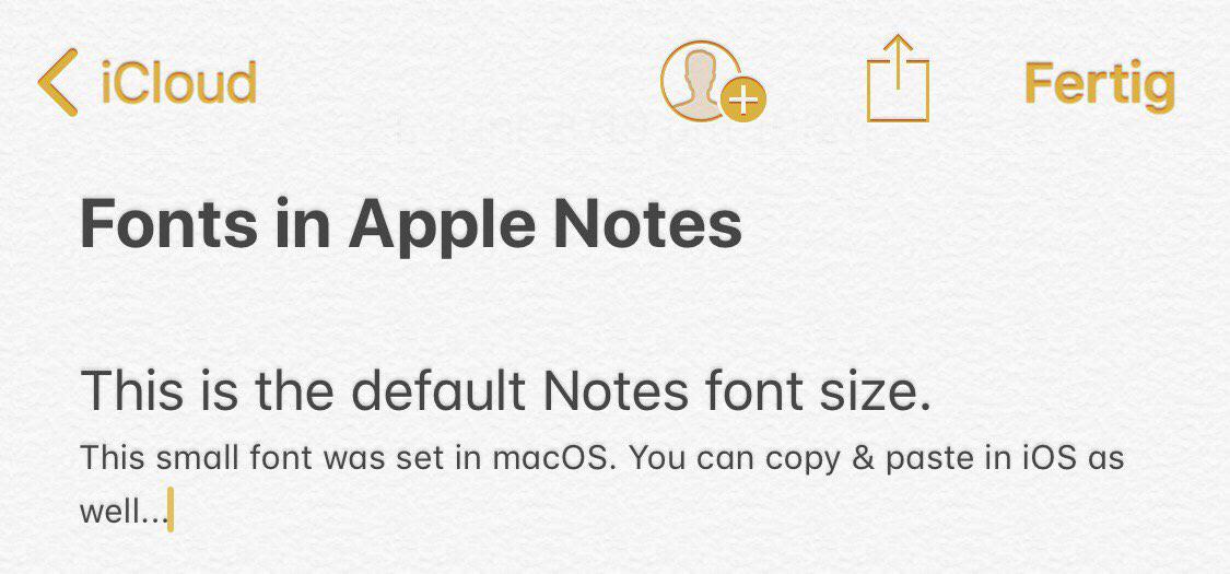 Change Font Size in Apple Notes? | Scrolller