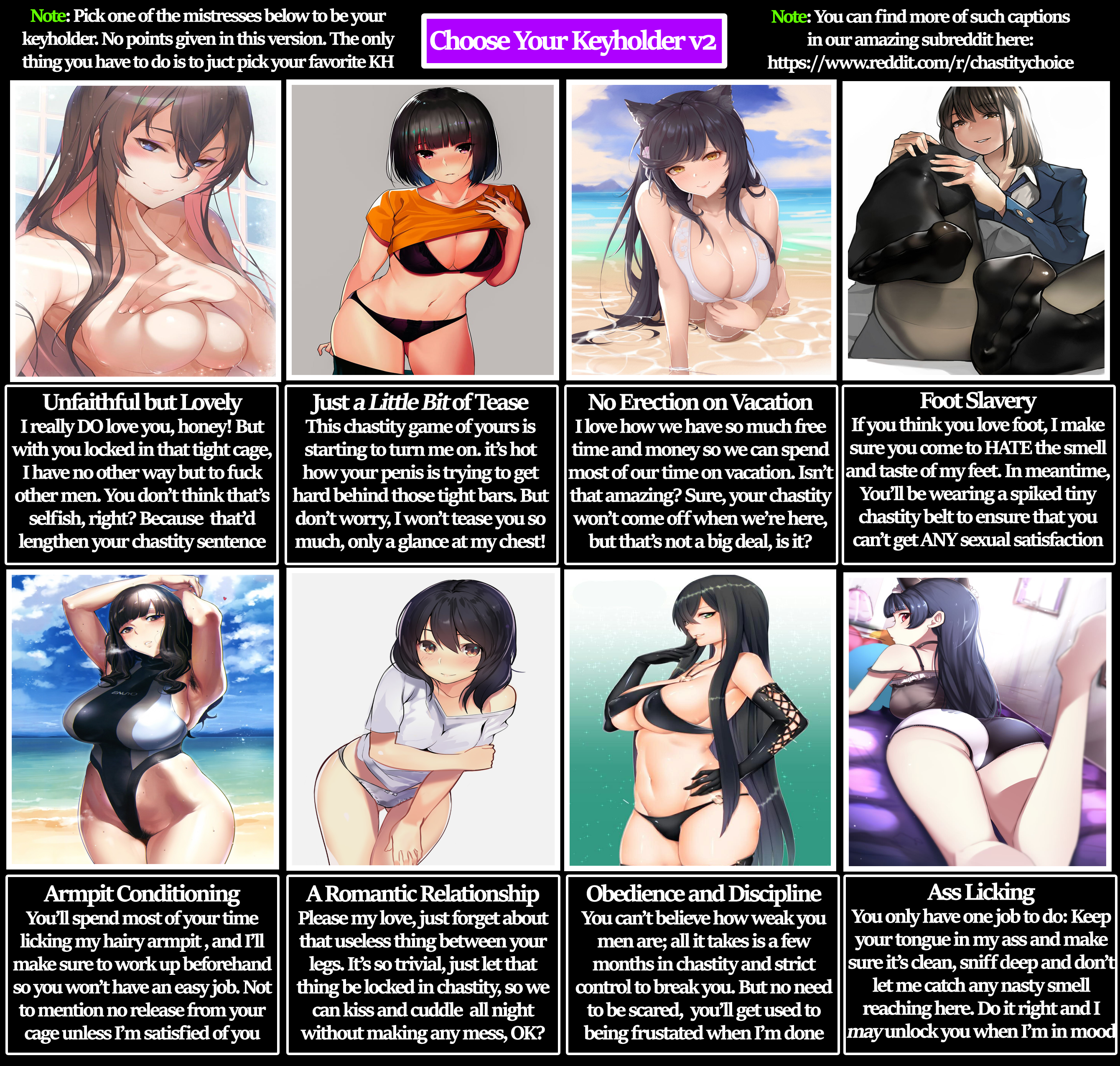 Chastity choice captions (94) фото.