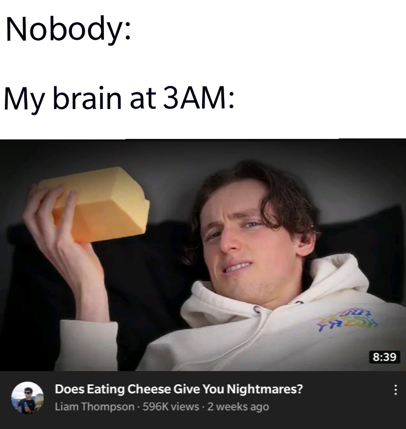 Cheese = nightmares Scrolller