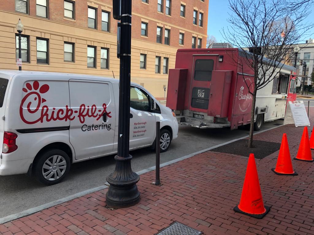 Chick Fil A food trucks now serving NEU campus Scrolller