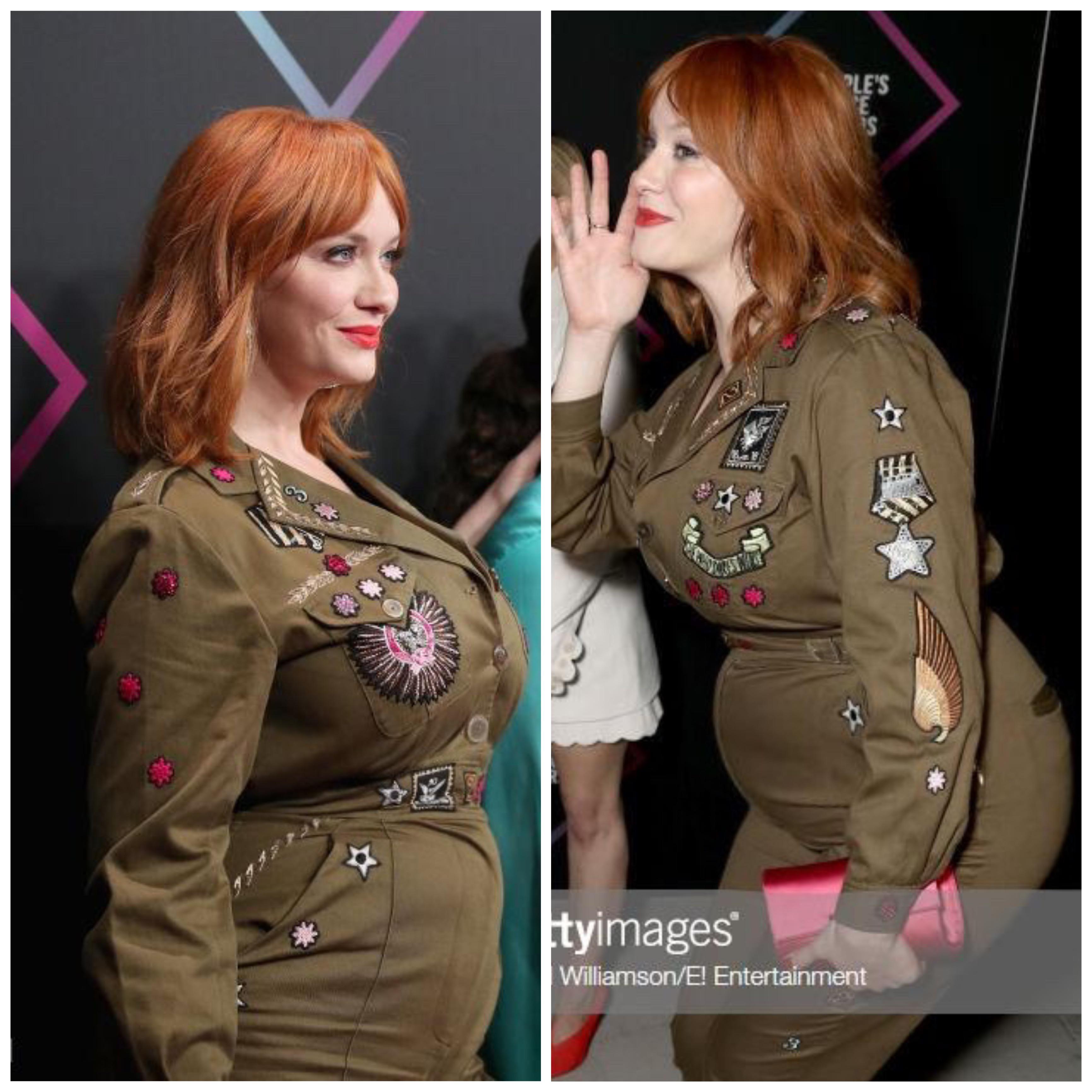 Christina Hendricks being true feminine glory in green 🤤 | Scrolller