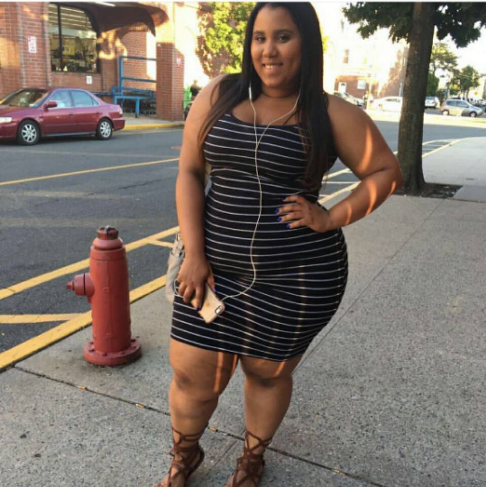 Chubby Cutie In A Tight Dress Scrolller