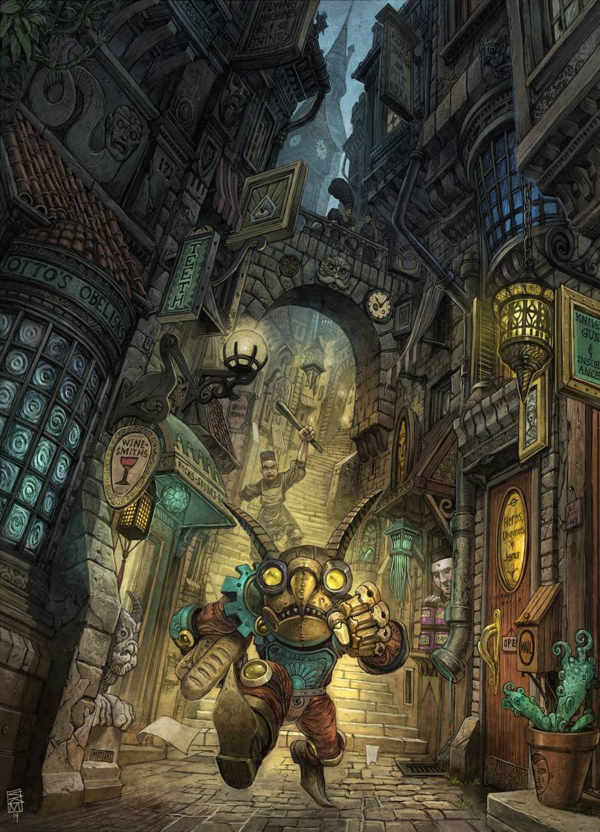 Clockwork Paladin: The Goblin Chase by Sean Andrew Murray | Scrolller