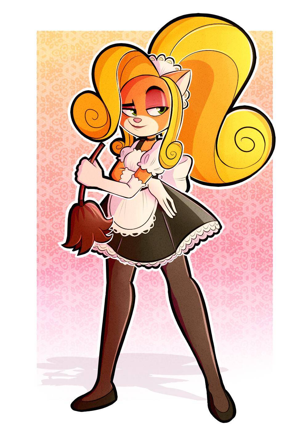 [Coco] Bandicoot in a cute maid outfit (Junkie_G) | Scrolller