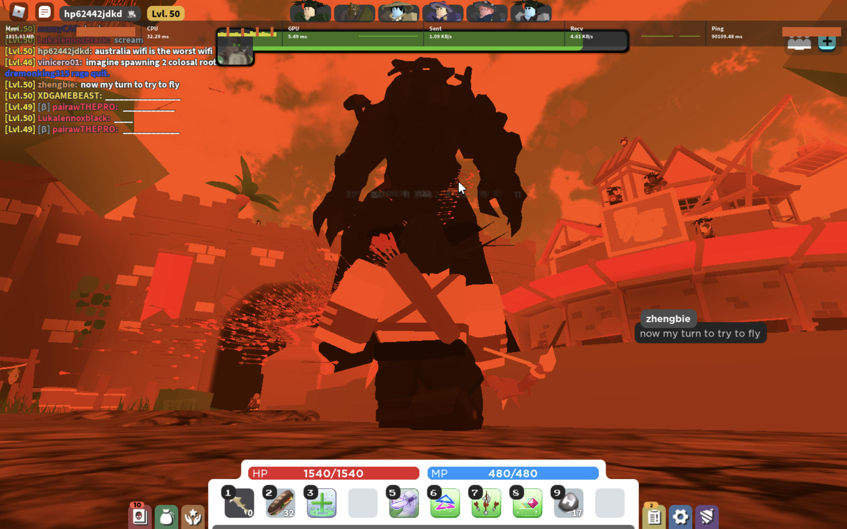 Vesteria Rootbeard Colossal rootbeard. nice flying arrows, and ping | Scrolller