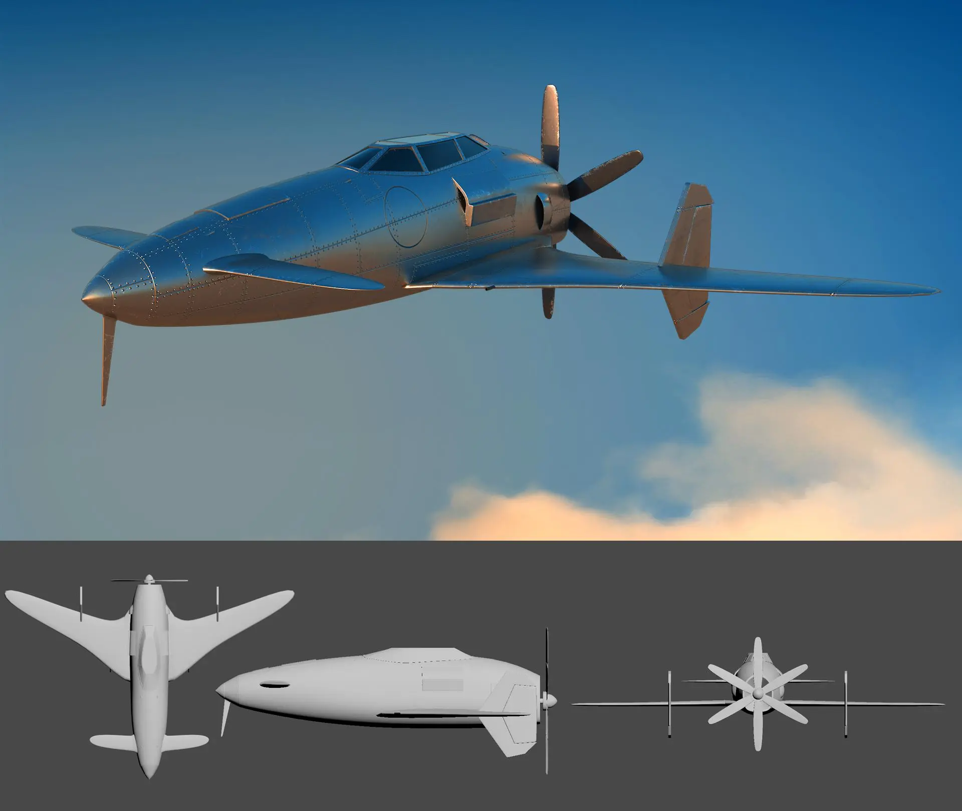 Prototype Plane Model Discover more like ImaginaryAviation: Concept aircraft model for new ...