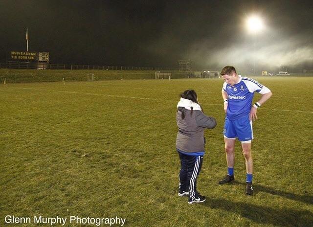 Conor McManus speaks with Monaghan fan Laura Finlay long after their ...