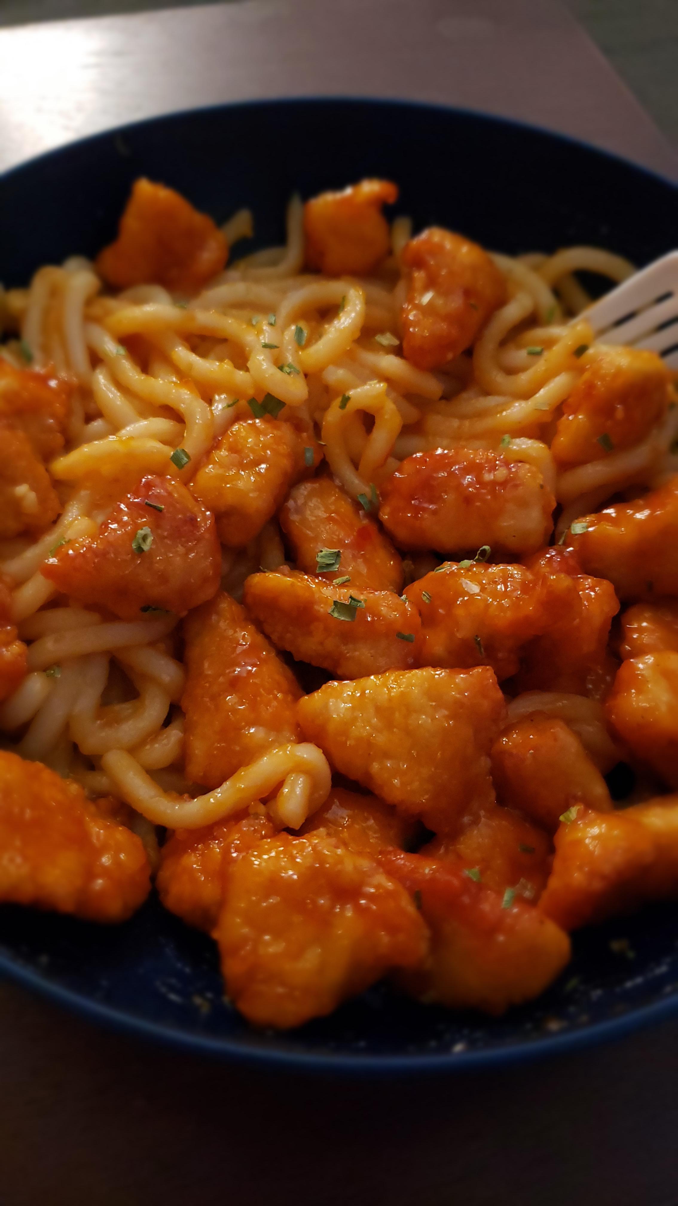 Corn starch and flour = perfect orange chicken Scrolller