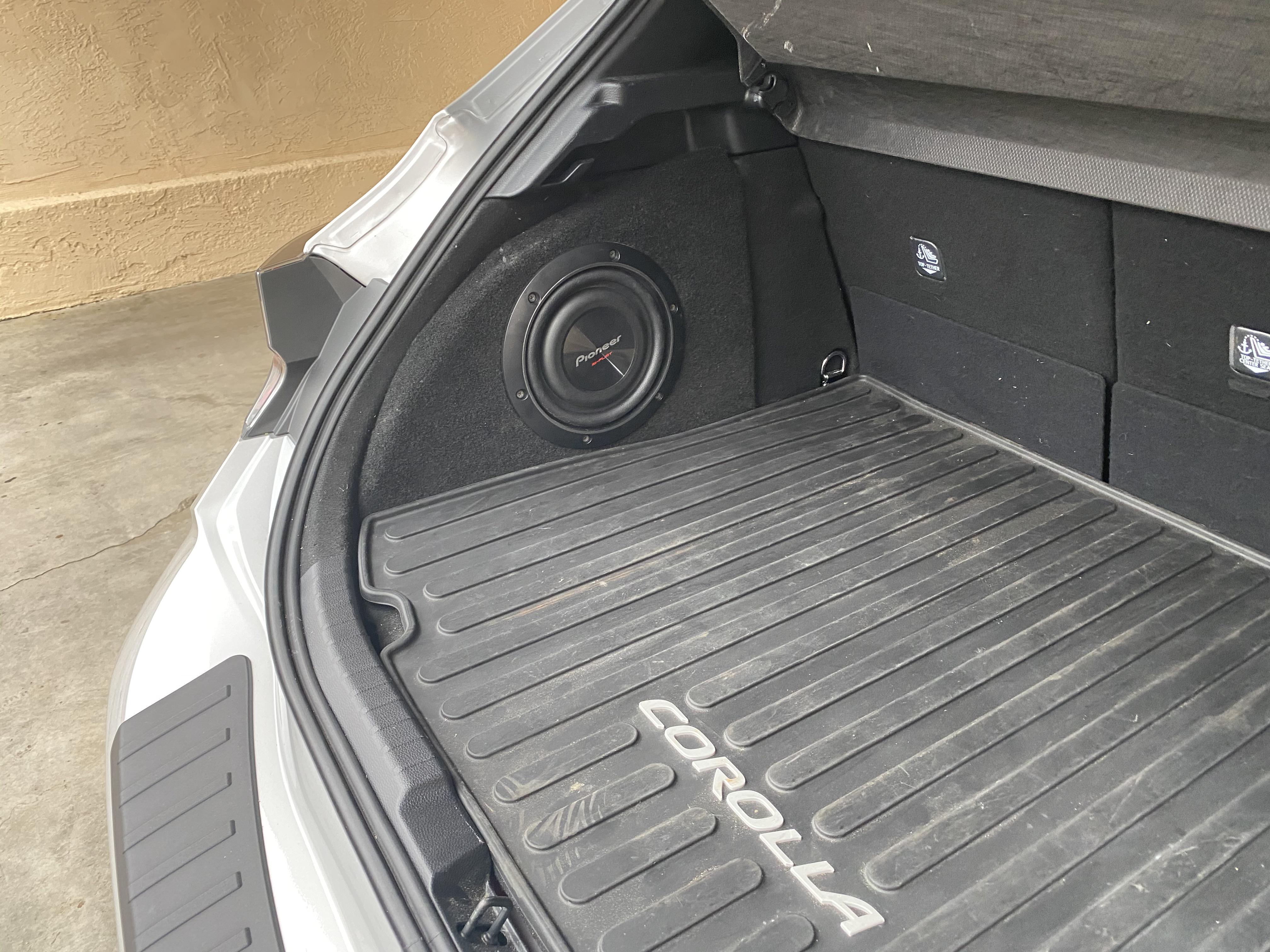 Corolla hatchback 2020 subwoofer custom made Scrolller