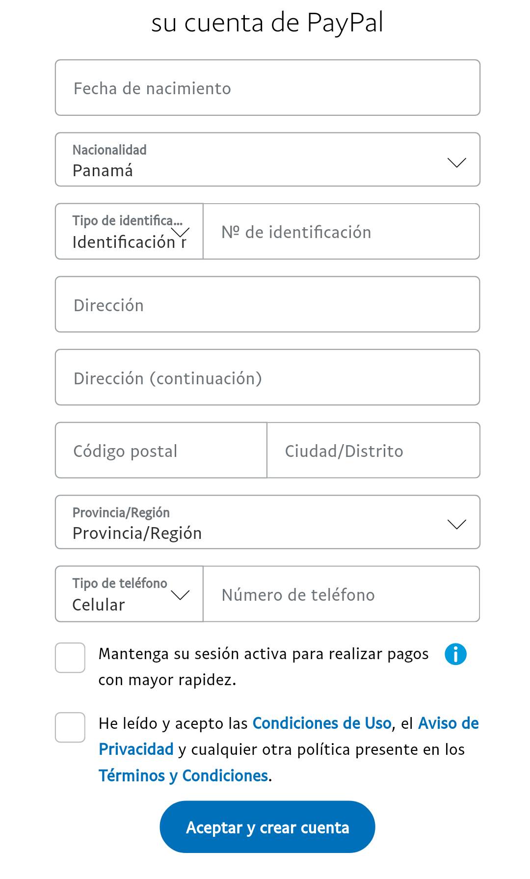 Cual Es El Codigo Postal De Panama Me Lo Piden Para Crear Mi Cuenta