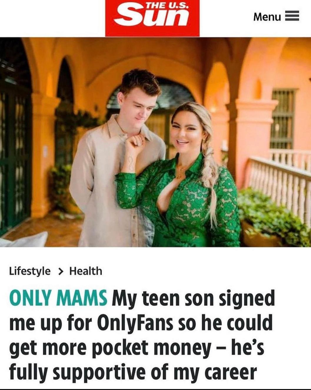 Cuck son signs up mother to onlyfans | Scrolller
