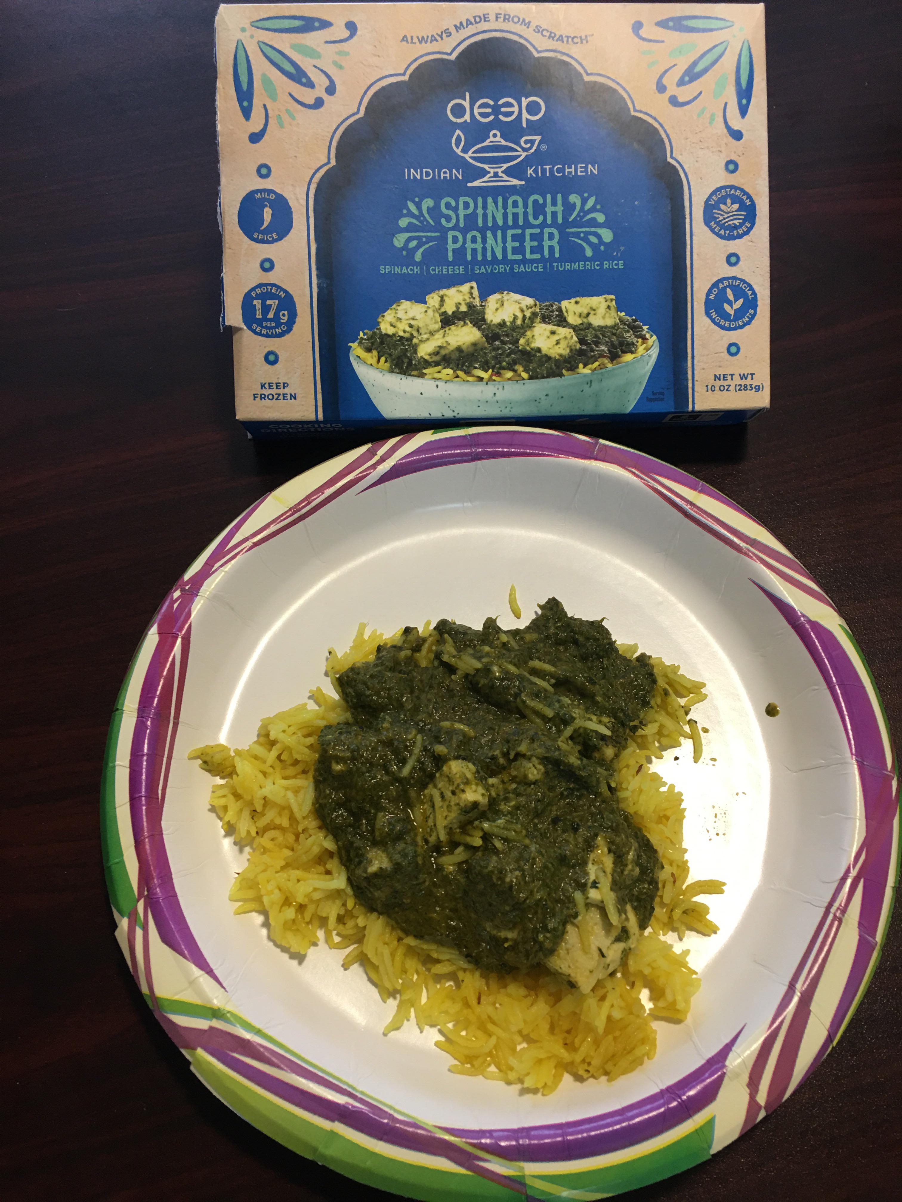 Deep Indian Kitchen Spinach Paneer | Scrolller