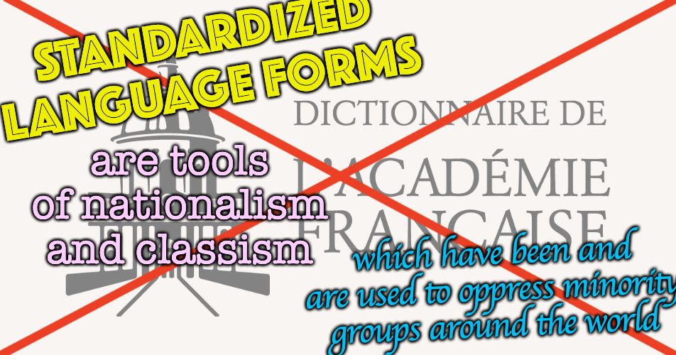 Defend informal and nonstandard language Scrolller