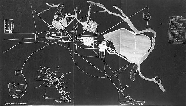 Design plans for the Chernobyl Main District Power Plant (MDPP), which ...