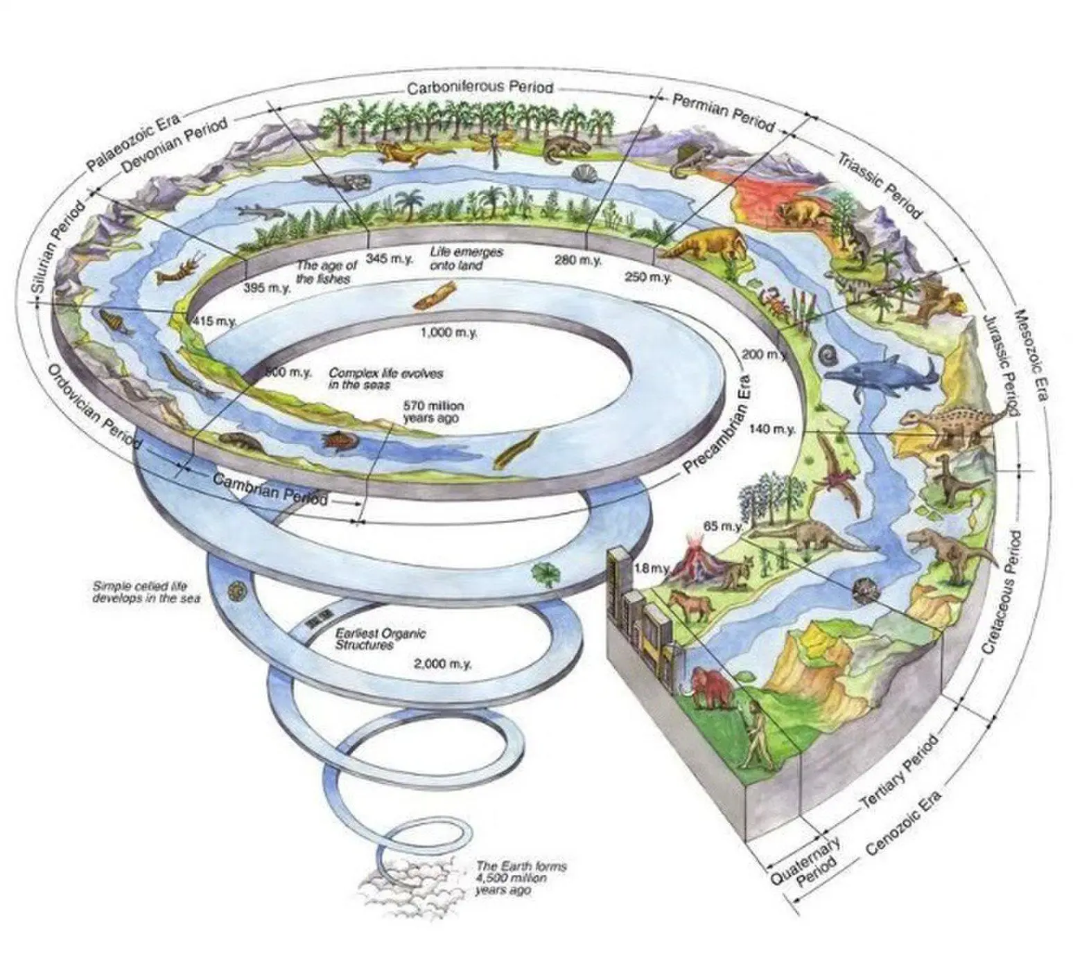 Earth's History Spiral