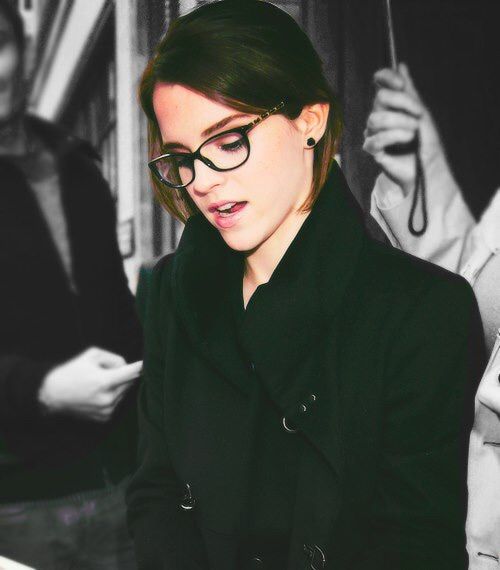 Emma Watson hot in glasses Scrolller