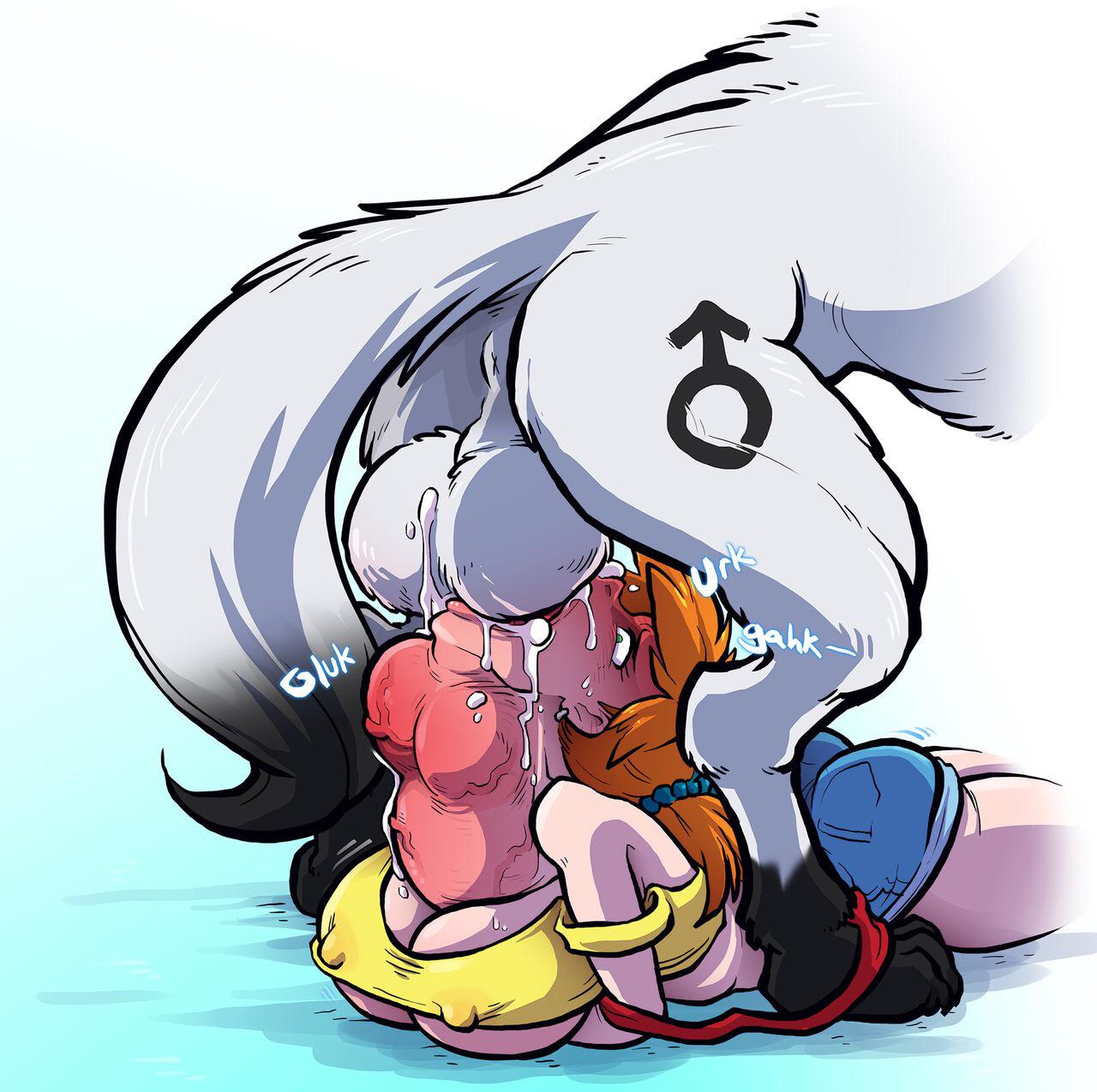 Emptying his full, heavy balls into her knotted throat... (sparrow) Scrolll...