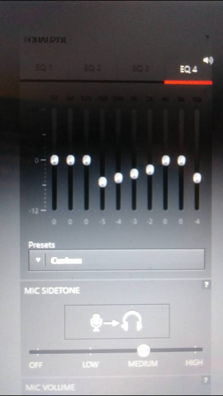 EQ settings for 9X model headset through the Steelseries engine. Try it