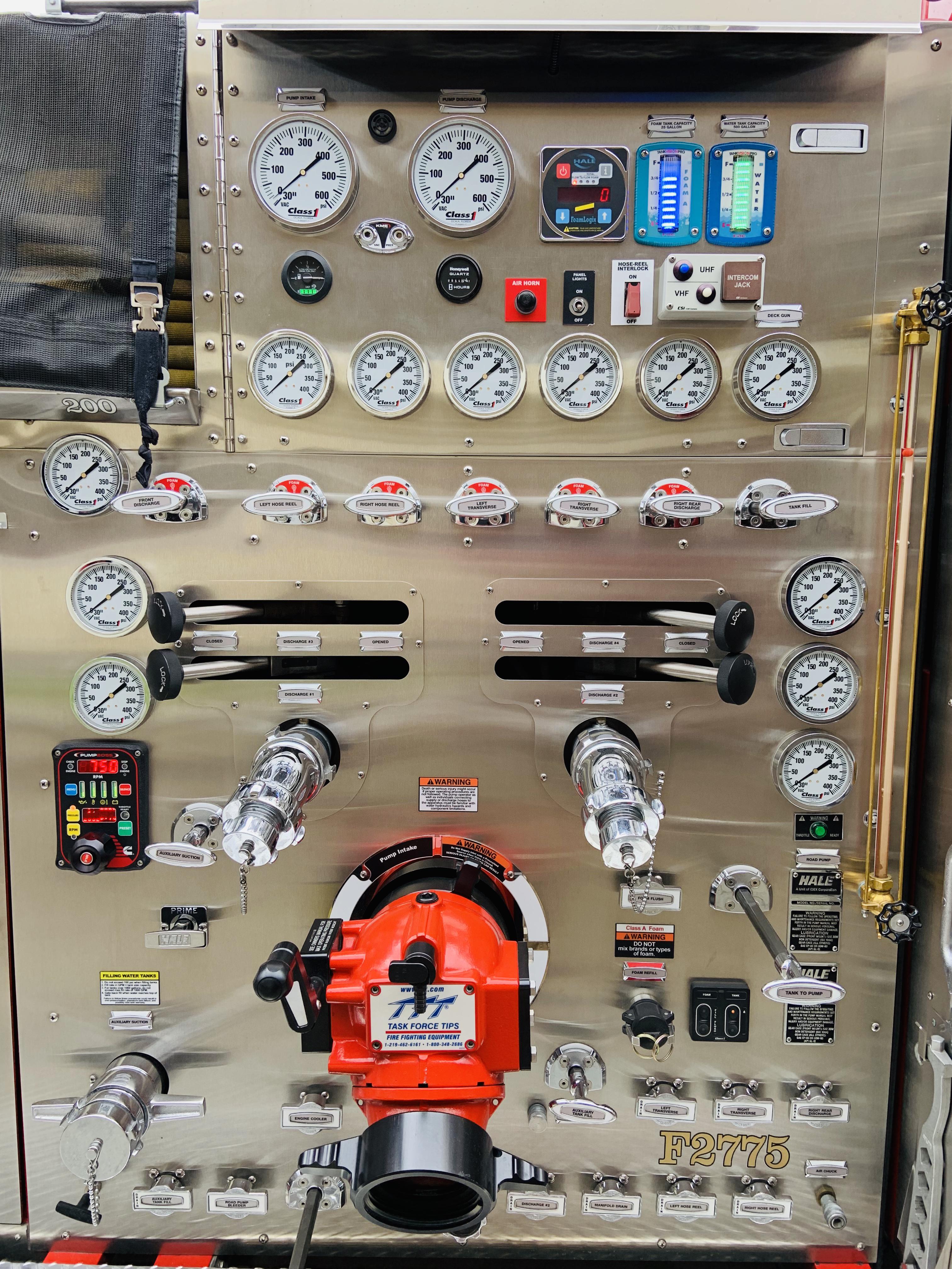 Ever wanted a closer look at a fire truck control panel? I have ...