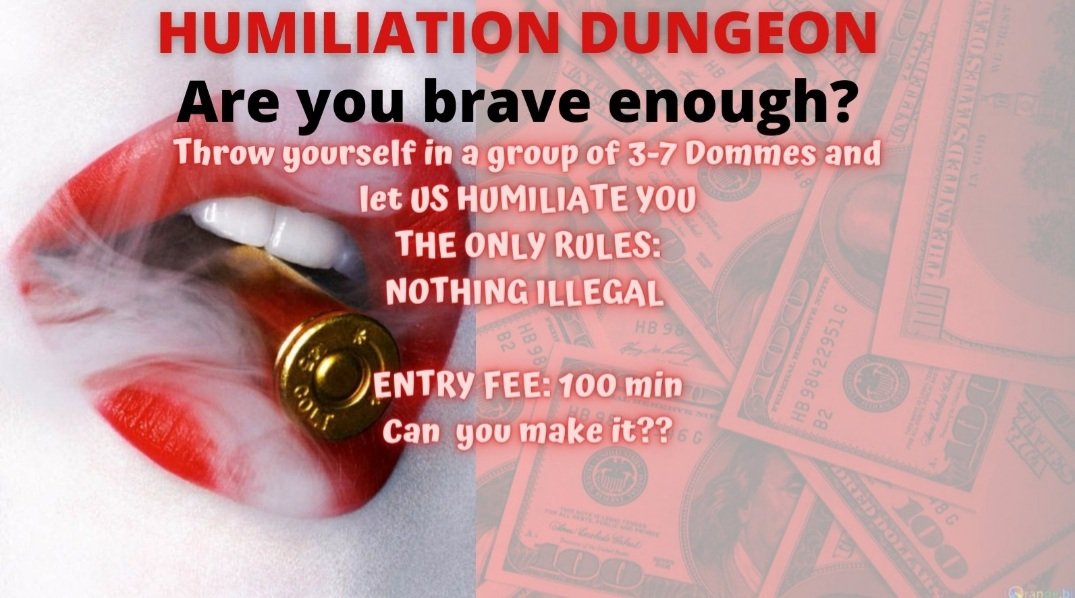 Extreme Group Humiliation groups of 3 to 7 hard kink loving Dommes can ...