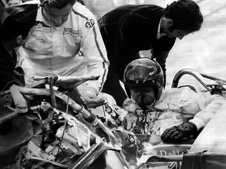 Jochen Rindt 1970 F1 driver Jochen Rindt died at Monza in 1970. This photo shows him just ...