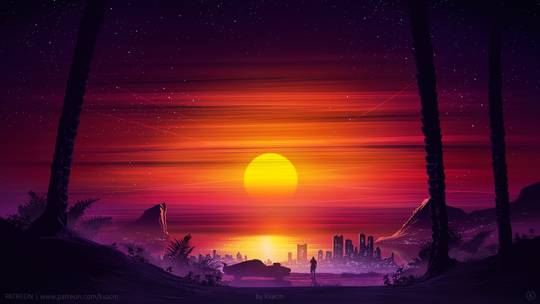 Falling Sun by Michal Kváč