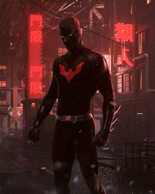 FANMADE ] made a batman beyond fanart, would love to see a movie about it  with Michael Keaton. | Scrolller