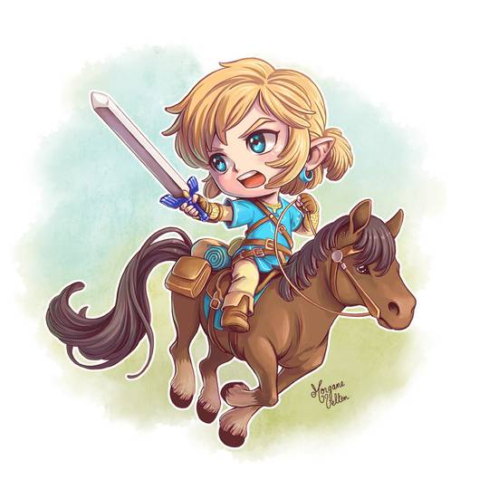 Fanart - Breath of the Wild by Morgane Velten