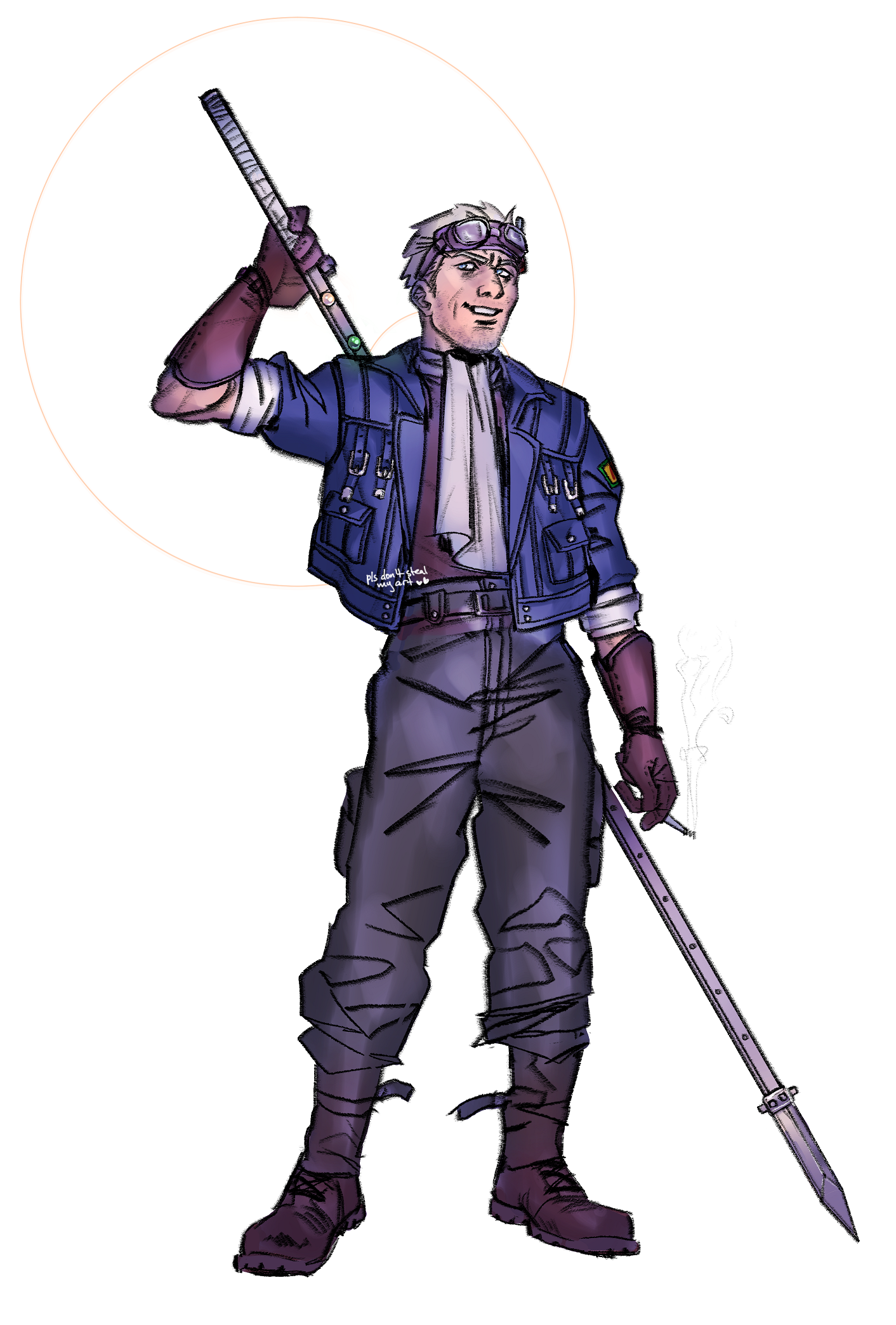 [Fanart] Cid is my favorite character, so I tried to draw him! | Scrolller