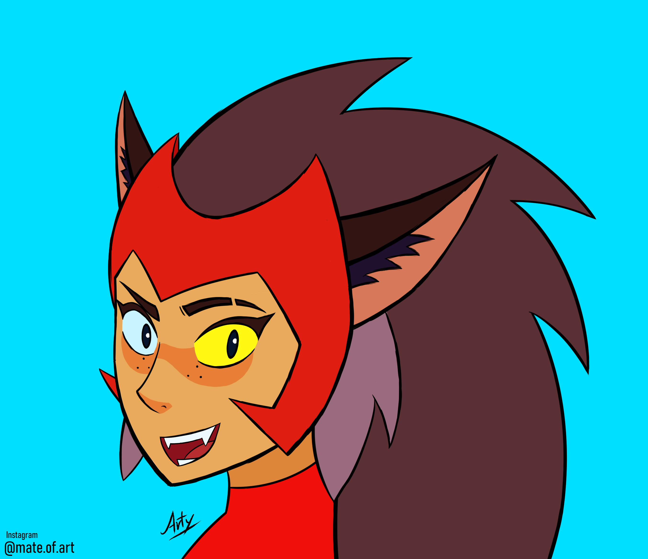 Fanart of Catra from 