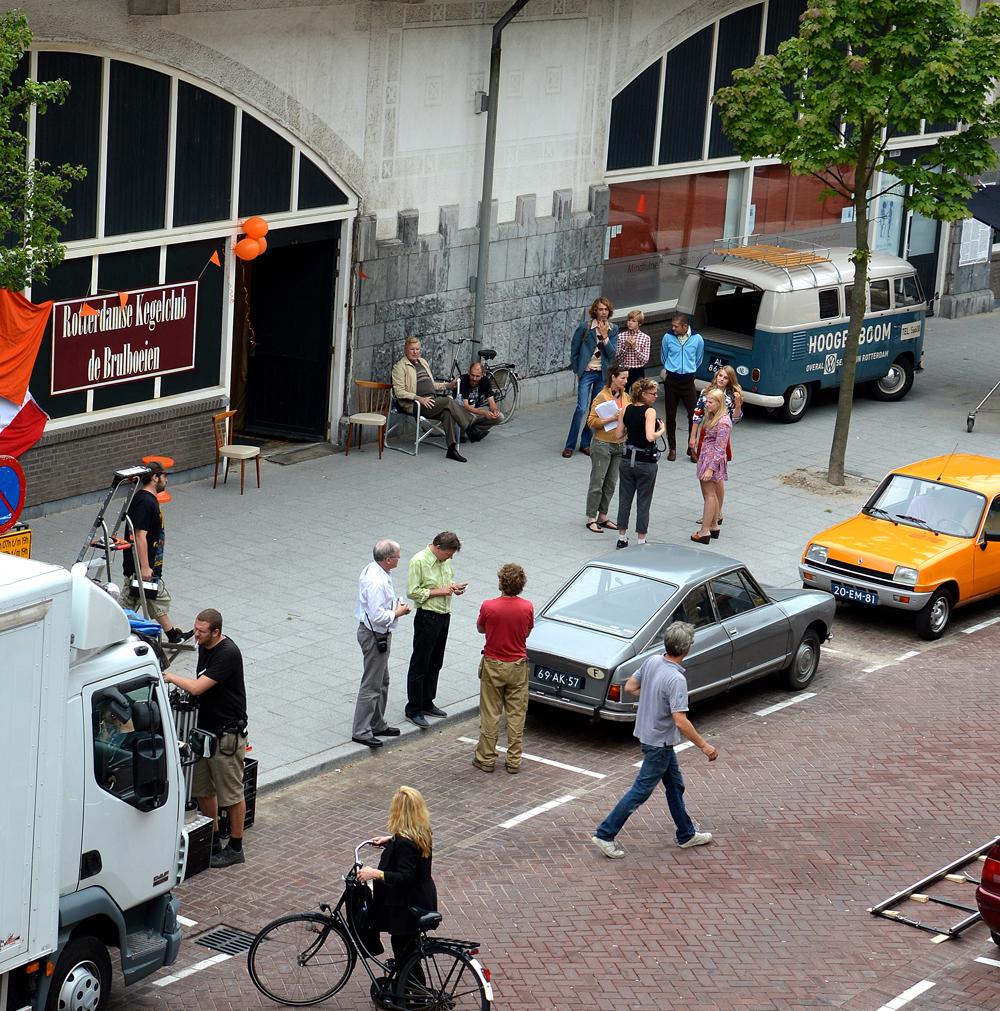 Filming of a Rotterdam Movie. Scrolller