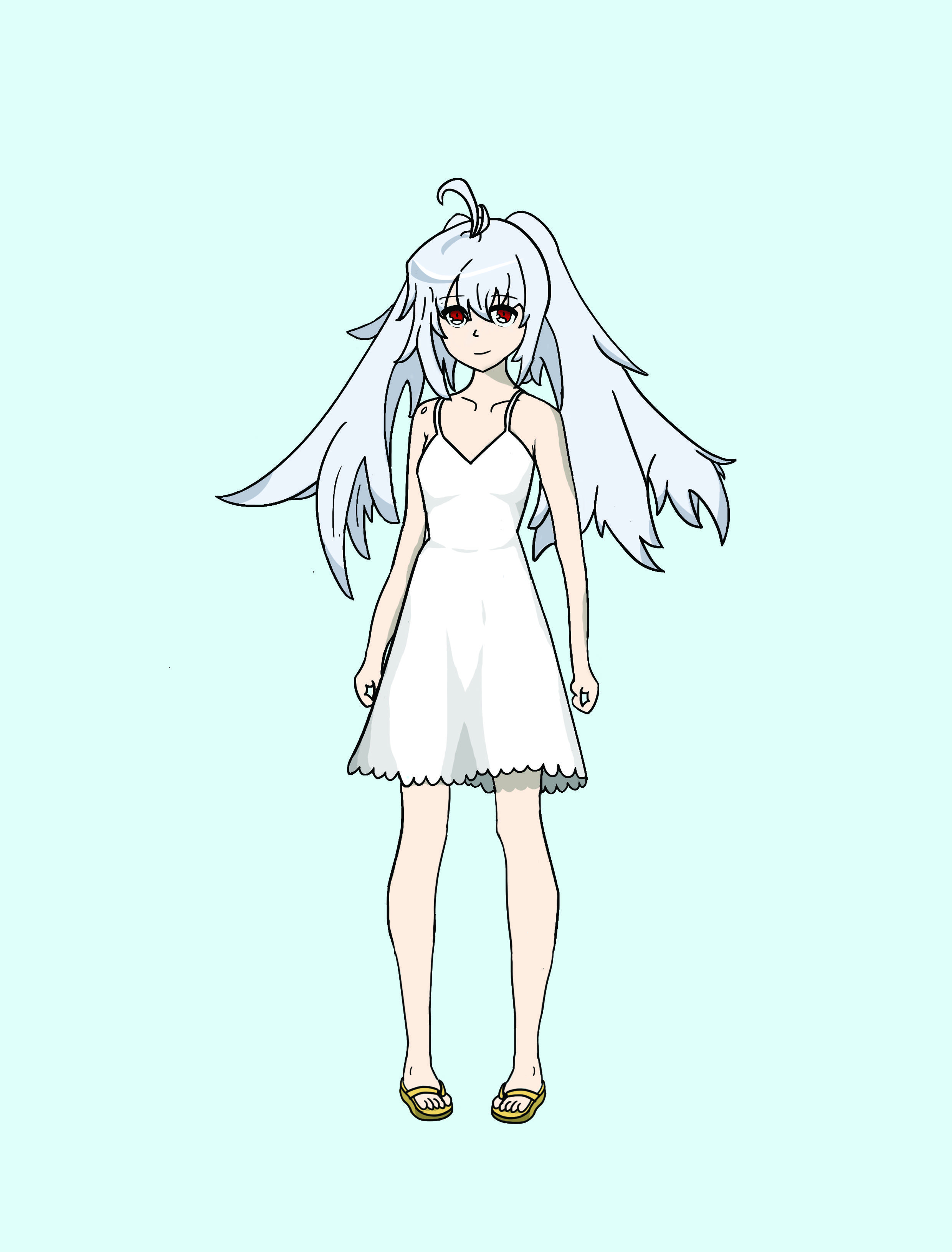 finally drawn (trace slightly) my own eternal waifu, its Isla wearing a ...