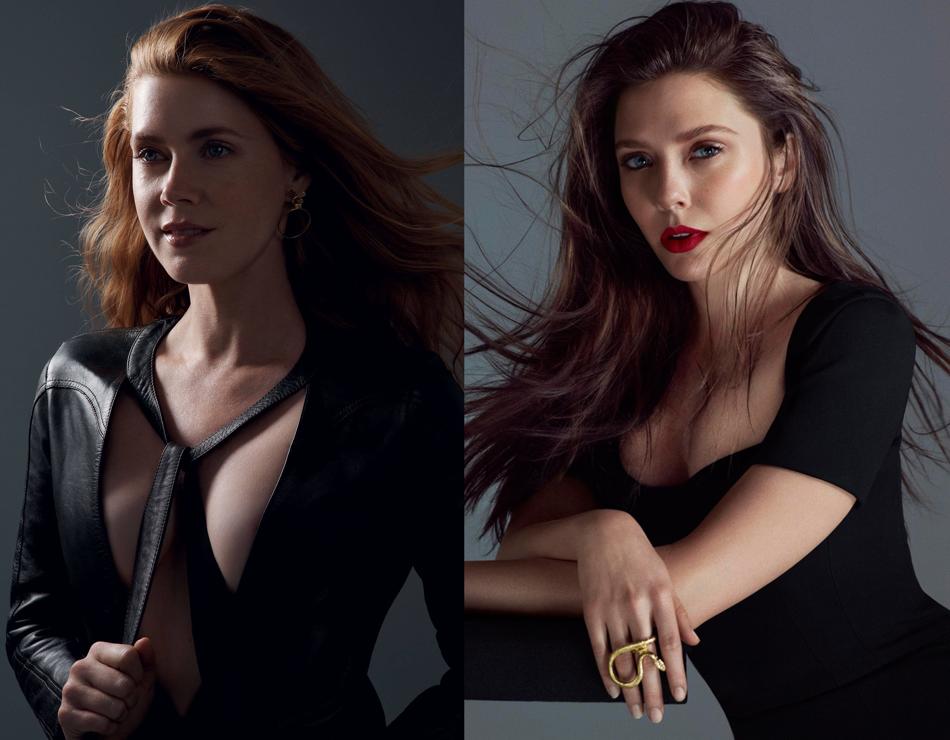 Finish on 1) Face 2) Cleavage: Amy Adams vs Elizabeth Olsen | Scrolller