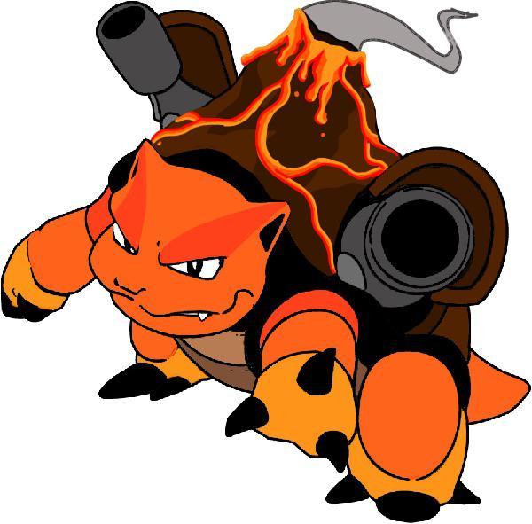 Fire rock blastoise the hot lava Pokemon Pokédex entry: blastoise are ...