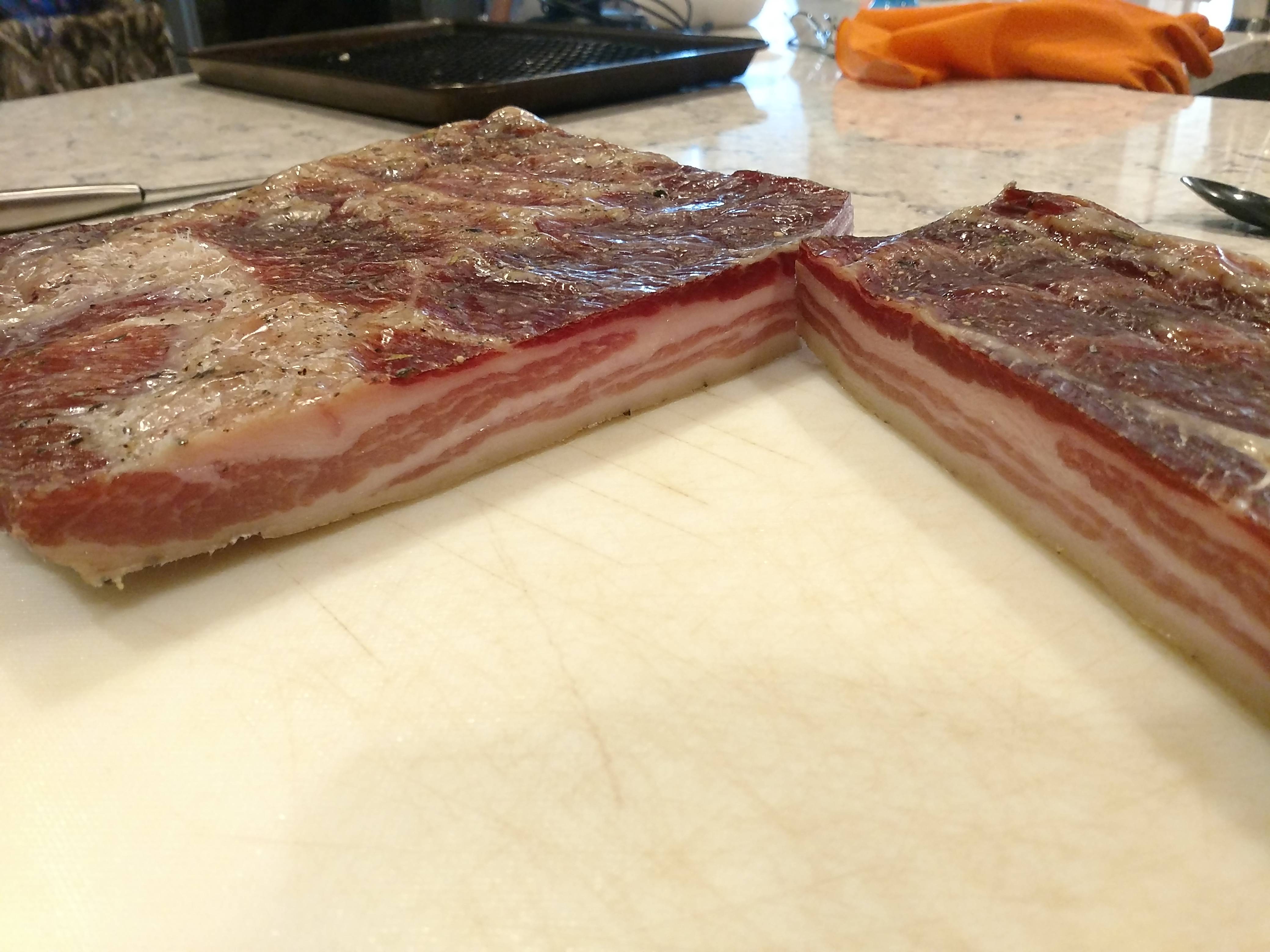 First attempt pancetta via Umai bag Scrolller