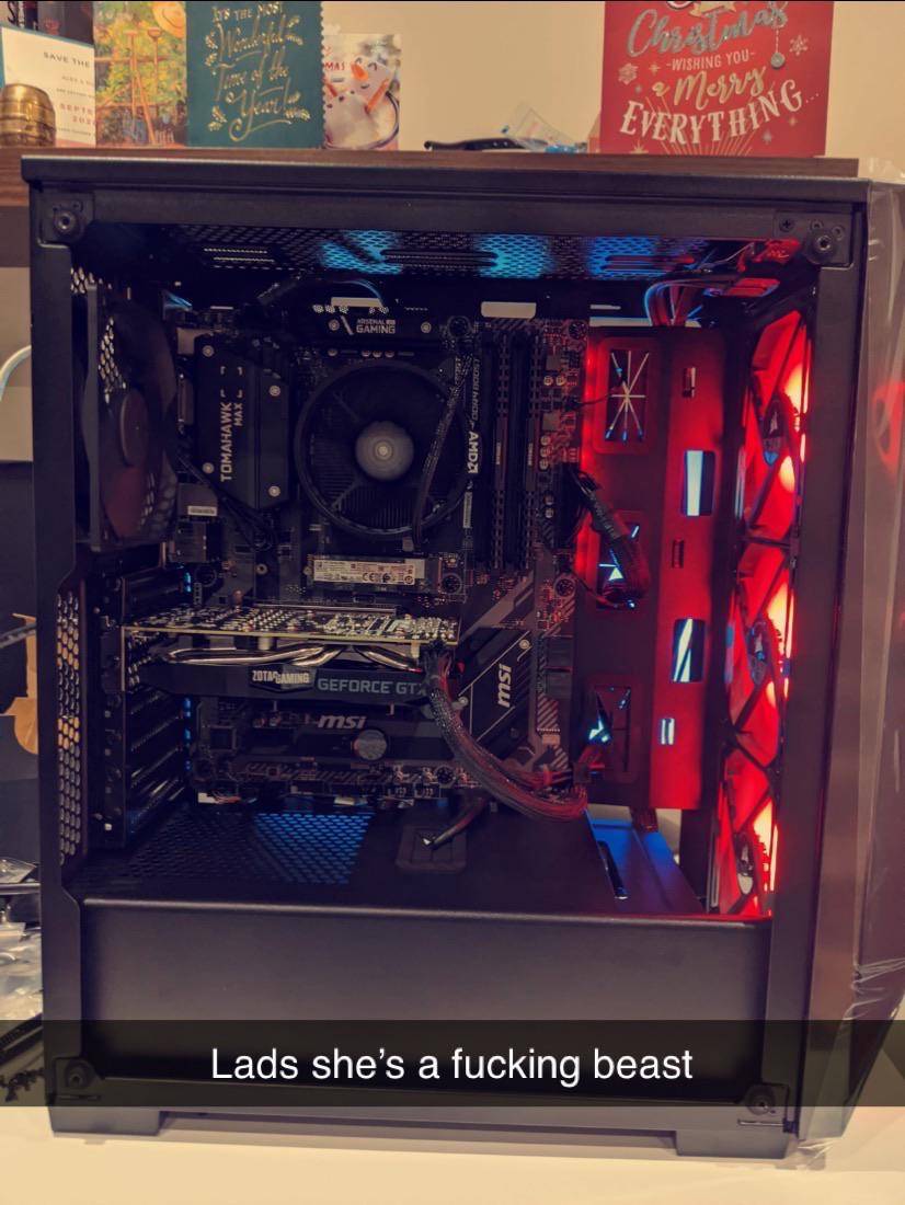 First custom gaming PC build Specs, motherboardMSI B450 Tomohawk Max